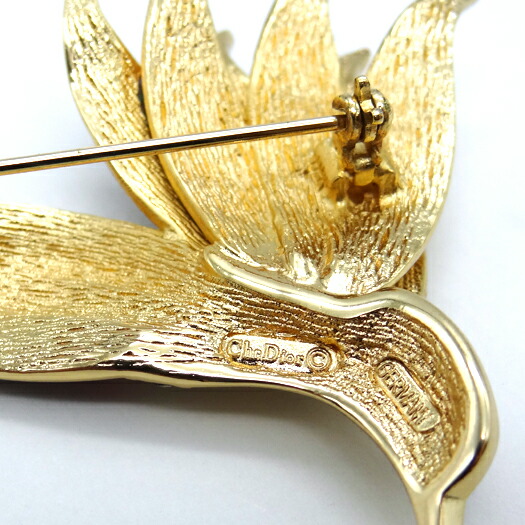楽天市場】クリスチャン ディオール ヴィンテージ ブローチ GP メタル