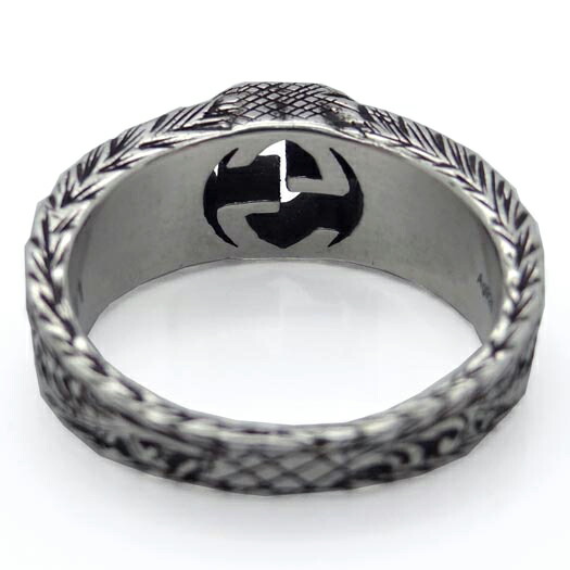 楽天市場】グッチ インターロッキングG アラベスクリング SV925 #11