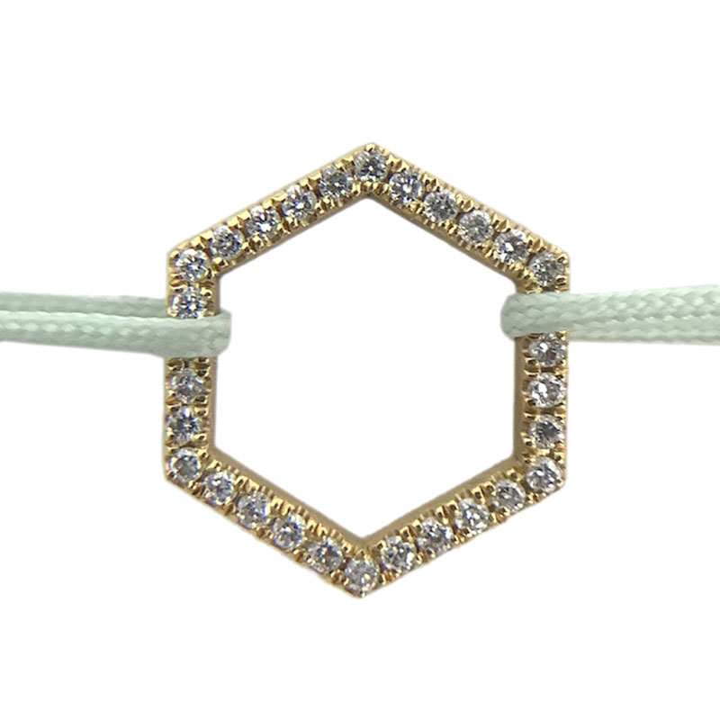 楽天市場】AHKAH アーカー ルミパヴェ コードブレスレット K18YG 750