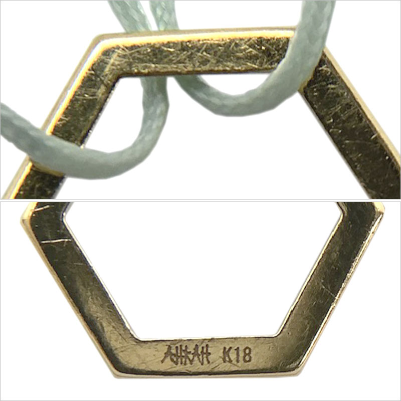 楽天市場】AHKAH アーカー ルミパヴェ コードブレスレット K18YG 750