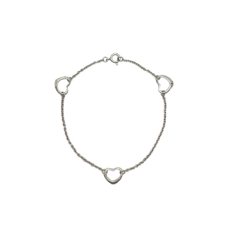 楽天市場】Tiffany&Co. ティファニー オープンハート ブレスレット