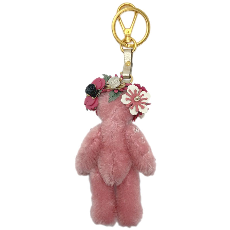 楽天市場】PRADA プラダ メタルリング付 Teddy キーチェーン チャーム