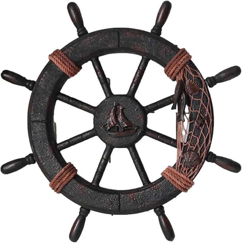 楽天市場】【楽天ランキング1位入賞】舵輪 ハンドル 船舵 インテリア