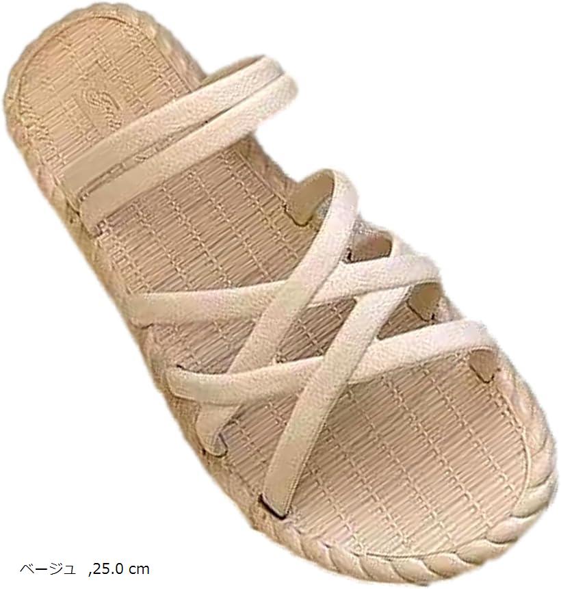 楽天市場】サンダル レディース ラウンドトゥ シンプル ビーチ