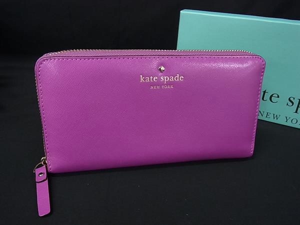楽天市場】ケイトスペード 長財布 パープルの通販
