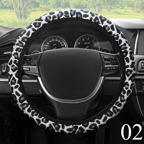 楽天市場】全2種類 ヒョウ柄 レオパード柄 車 ハンドルカバー カー用品