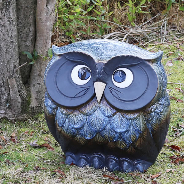 楽天市場】【38時間限定20%OFFクーポン配布中】ふくろう 陶器ふくろう