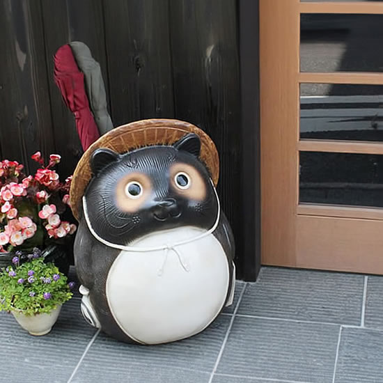 楽天市場】【38時間限定20%OFFクーポン配布中】信楽焼 丸タヌキかさた