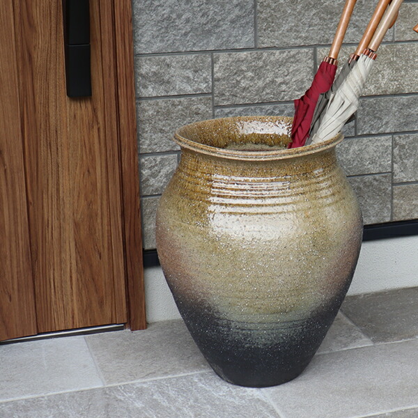 楽天市場】【38時間限定20%OFFクーポン配布中】信楽焼 傘立て 陶器