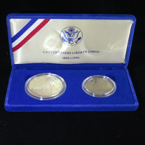 楽天市場】【プルーフセット】アメリカ 自由の女神 1ドルプルーフ銀貨