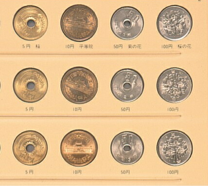 日本の記念硬貨用アルバム 昭和コインアルバム』総数199枚 | 東京書芸