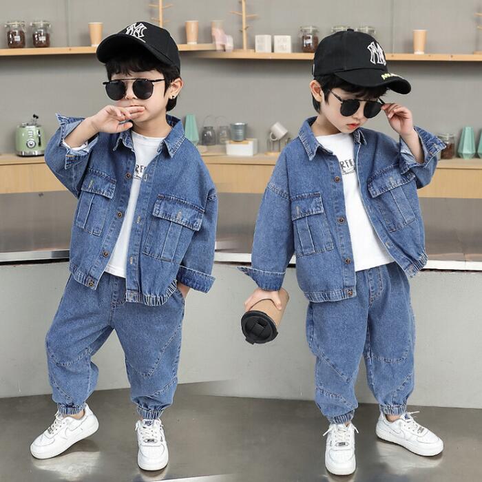 楽天市場】子供デニムセットアップ デニムジャケット+ジーンズ キッズG