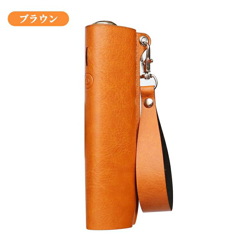 オーダー】iQOSイルマワン レザーケース 2個セット 茶系、ユリ、吊下