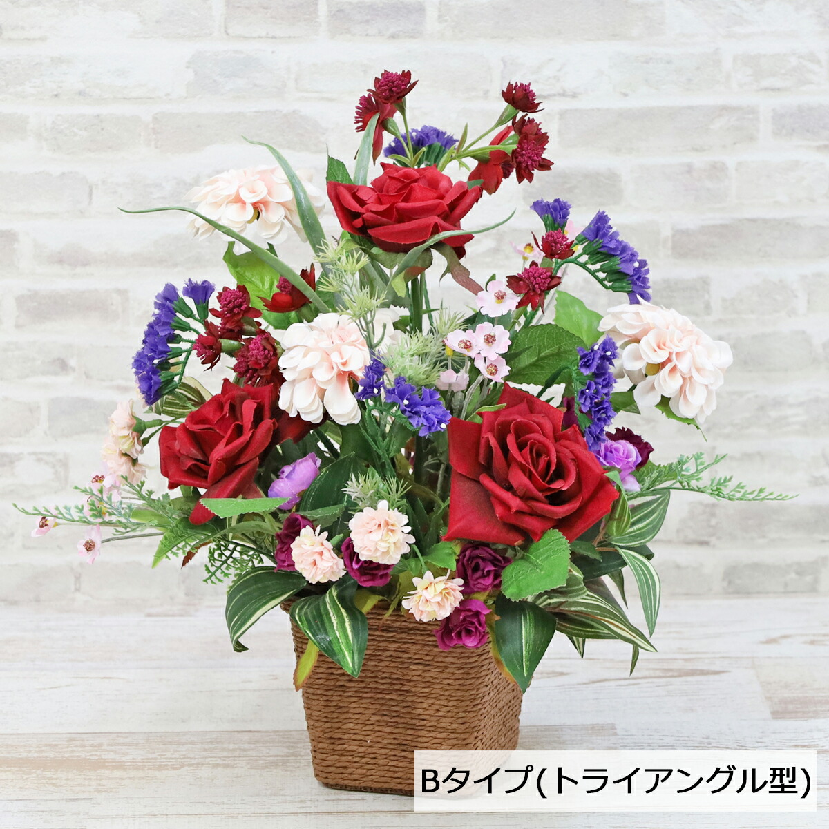 楽天市場】造花 アレンジャーおまかせ フラワーアレンジ 5000 シルク