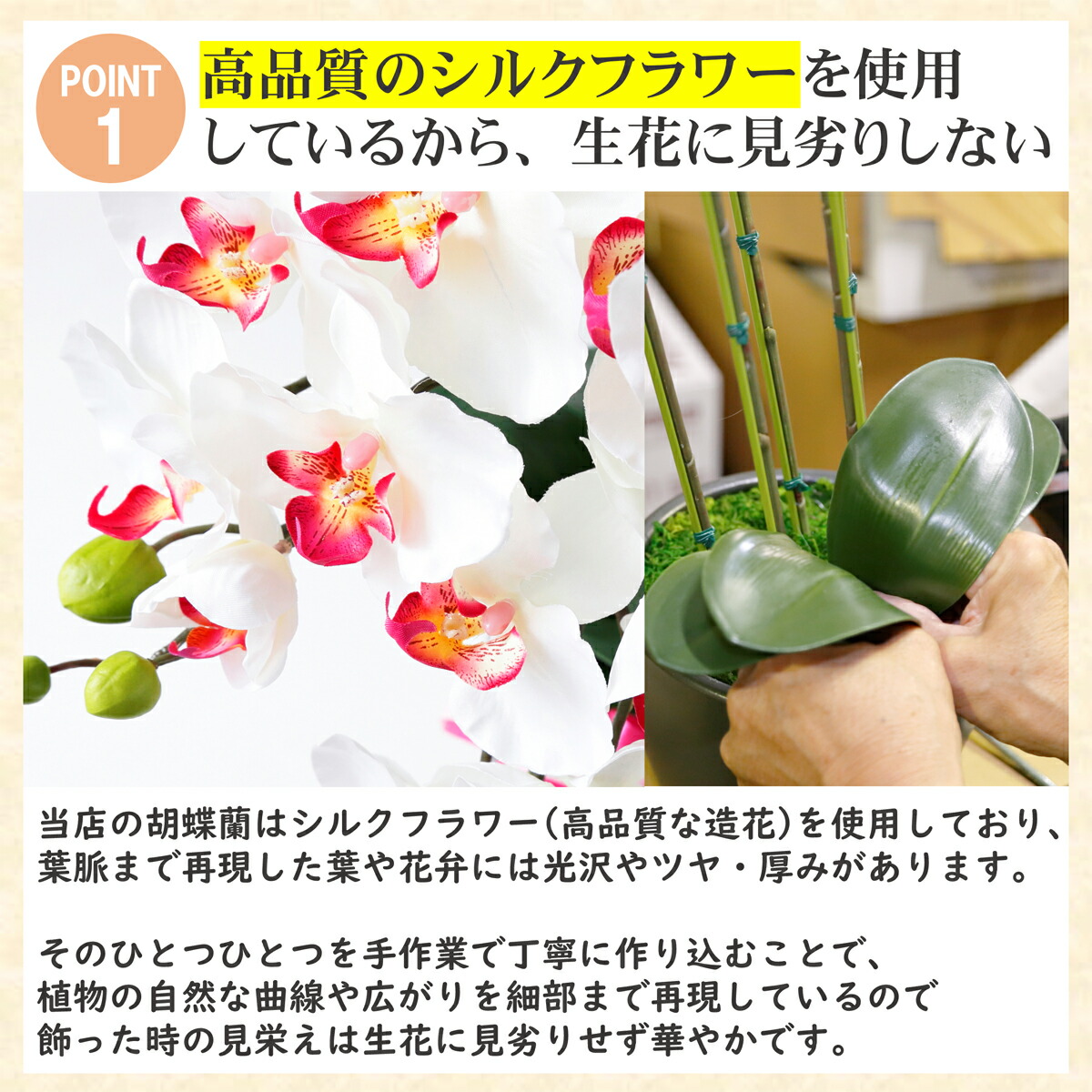 楽天市場】豪華 胡蝶蘭 造花 5本立 立札対応 ラッピング付き お祝い