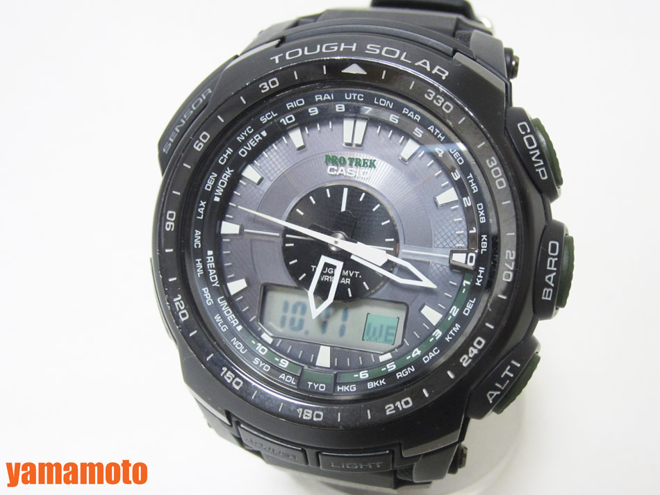 楽天市場】CASIO カシオ PROTREK プロトレック タフソーラー 電波