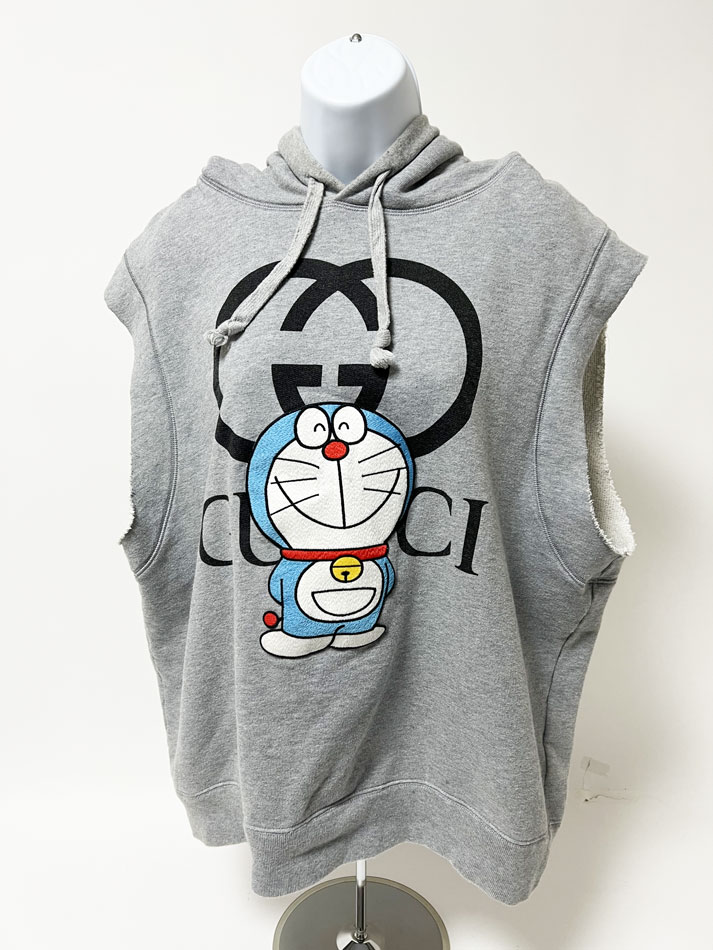 楽天市場】GUCCI グッチ メンズ ドラえもん パーカー ノースリーブ 袖