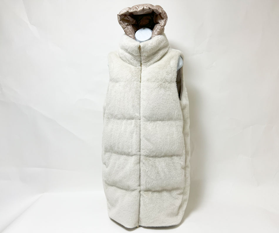 楽天市場】HERNO ヘルノ レディース ロング ダウンベスト PIUMINO 羽毛