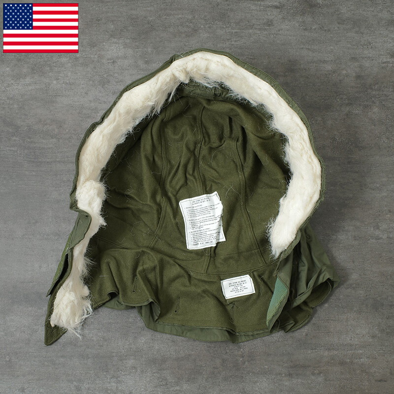 楽天市場】米軍 M-65パーカー用フード アクリルファー デッドストック