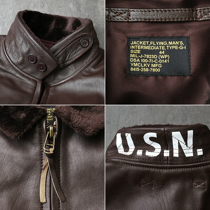 楽天市場】米軍タイプ G-1フライトジャケット JJ277YN メンズ GI G1