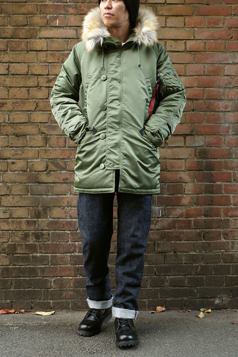 楽天市場】ALPHA社 アルファ #20094 N-3B フライトジャケット タイト