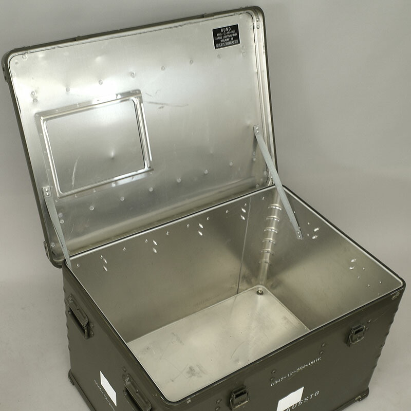 楽天市場】ドイツ軍 A20 アルミボックス ZARGES オリーブ 80×60×50cm