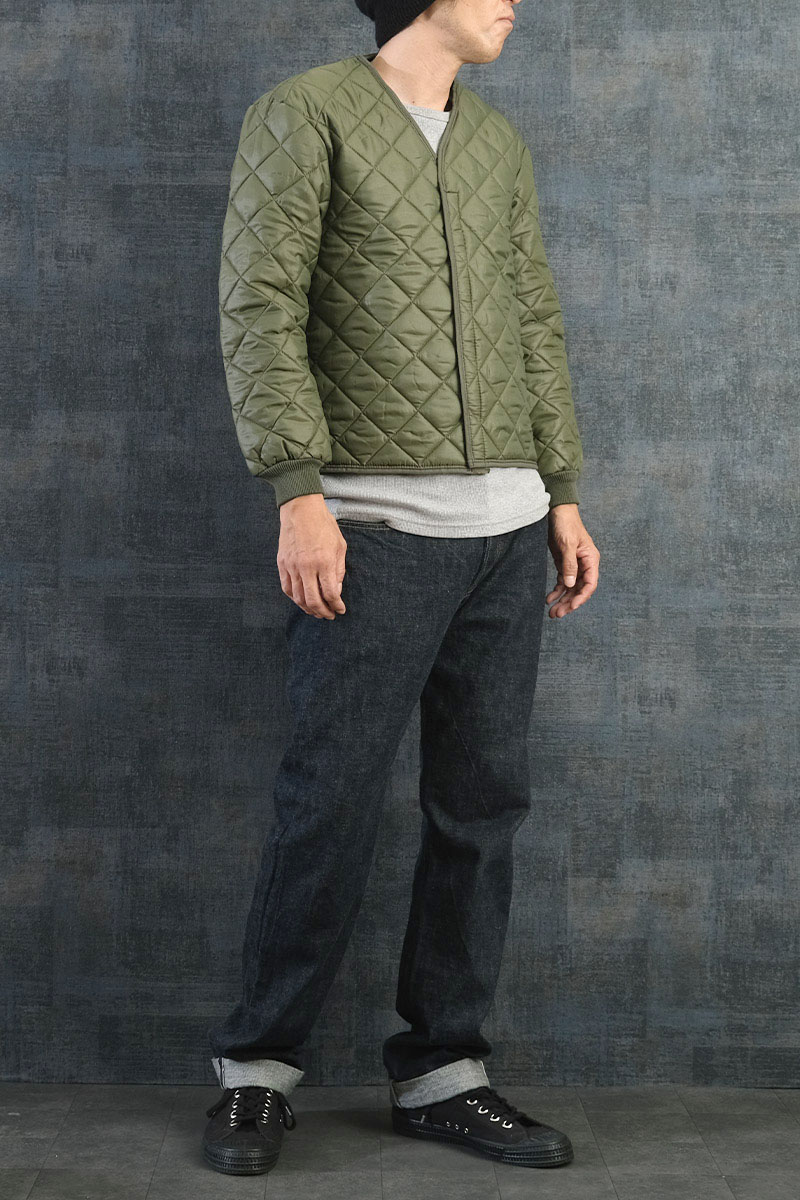 楽天市場】ベルギー軍 キルティング ライナージャケット ベルクロ