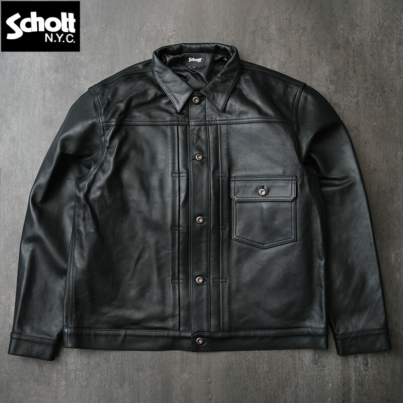 楽天市場】Schott ショット #7823950128 シープレザー トラッカー