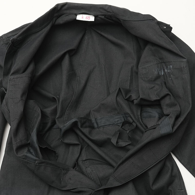 楽天市場】東ドイツ軍 ワーカーカバーオール ブラック デッドストック