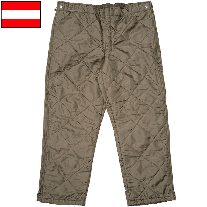 楽天市場】オーストリア軍 キルティング ライナーパンツ USED PP452UN