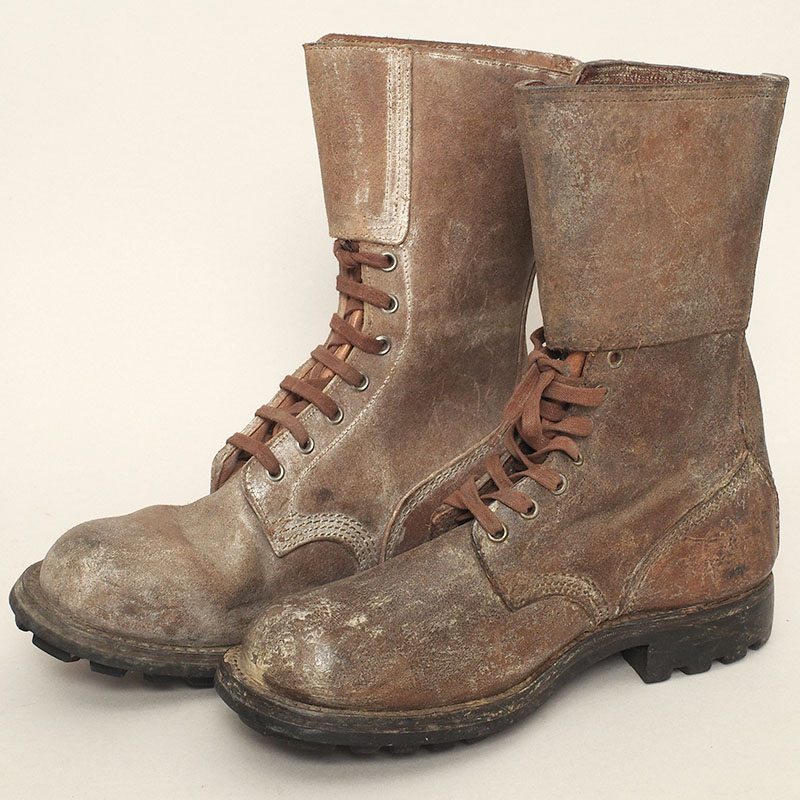 楽天市場】フランス軍 2バックル コンバットブーツ レザー ブラウン