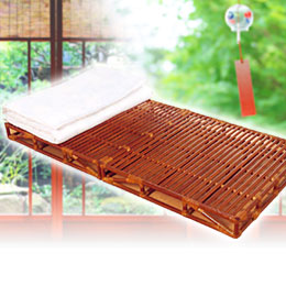 楽天市場】籐すのこ ベッド台 シングル ベッド 二つ折り 籐家具 籐