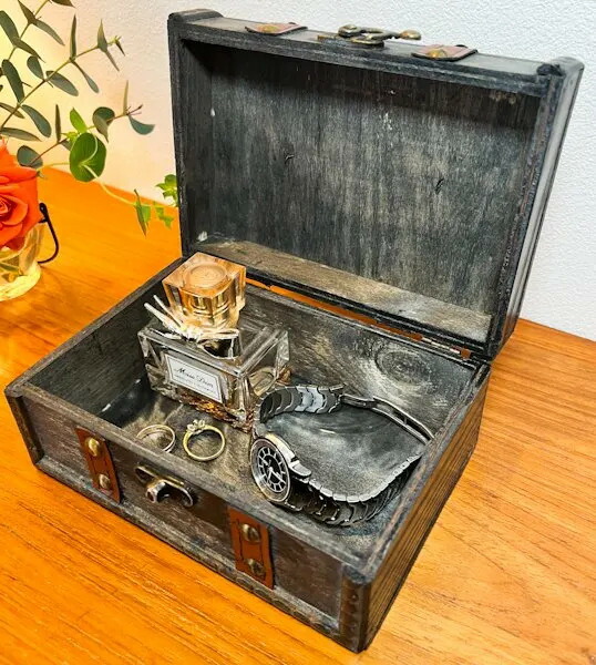 楽天市場】☆レビューで特典☆アンティーク調ウッドBOX（アッシュ