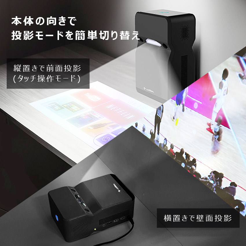 楽天市場】ルーザー プロジェクター タッチ操作 LOOZER 小型 家庭用