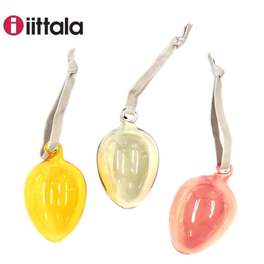 楽天市場】イッタラ オーナメント IITTALA オーナメントエッグ 3ピース