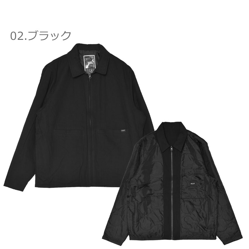 楽天市場】ハフ 中綿ジャケット HUF MASON REVERSIBLE SHACKET メンズ