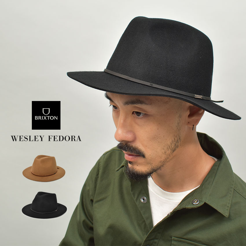 楽天市場】ブリクストン 帽子 BRIXTON WESLEY FEDORA メンズ