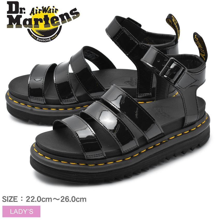 楽天市場】ドクターマーチン サンダル DR．MARTENS ブラック ブレア