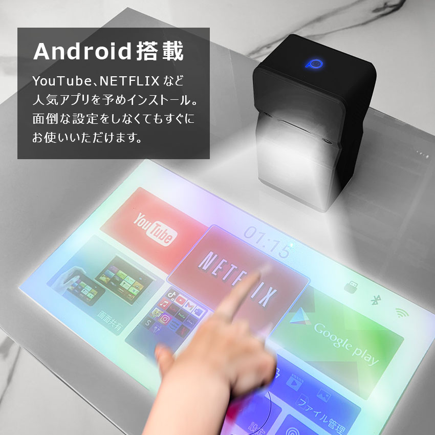 楽天市場】ルーザー プロジェクター 2WAY短焦点プロジェクター LOOZER