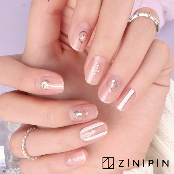 楽天市場】[在庫限りSALE] ブライダル ジェル ネイルシール 貼るだけ