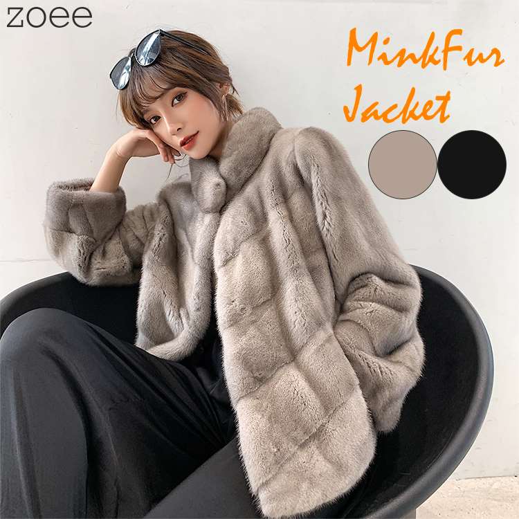 最終値下げマテリア☆新品ミンクジャケット☆38 ☆8分袖フォクシー