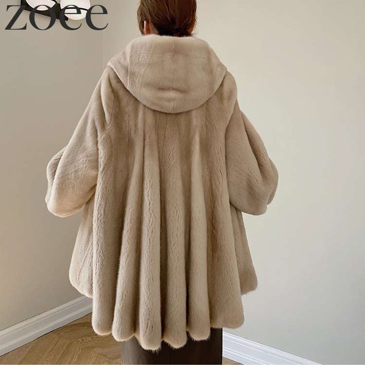 楽天市場】ミンクファーコート 8分袖 デンマーク産ミンクファー使用