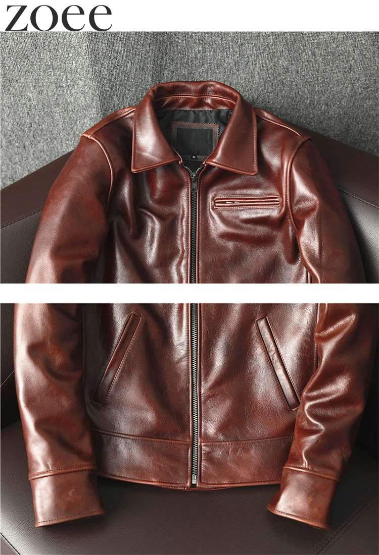 楽天市場】カウレザージャケット 牛革 本革 メンズ 秋冬 アウター