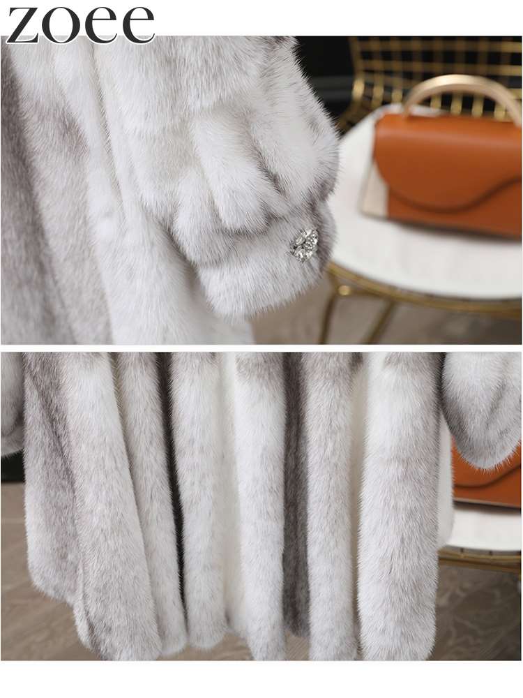 楽天市場】クロスミンクファーコート フォックスファー付き 高級 毛皮