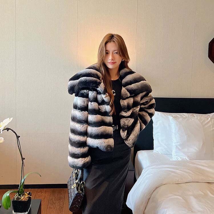 楽天市場】ジャケット レッキス ラビット リアルファー コート