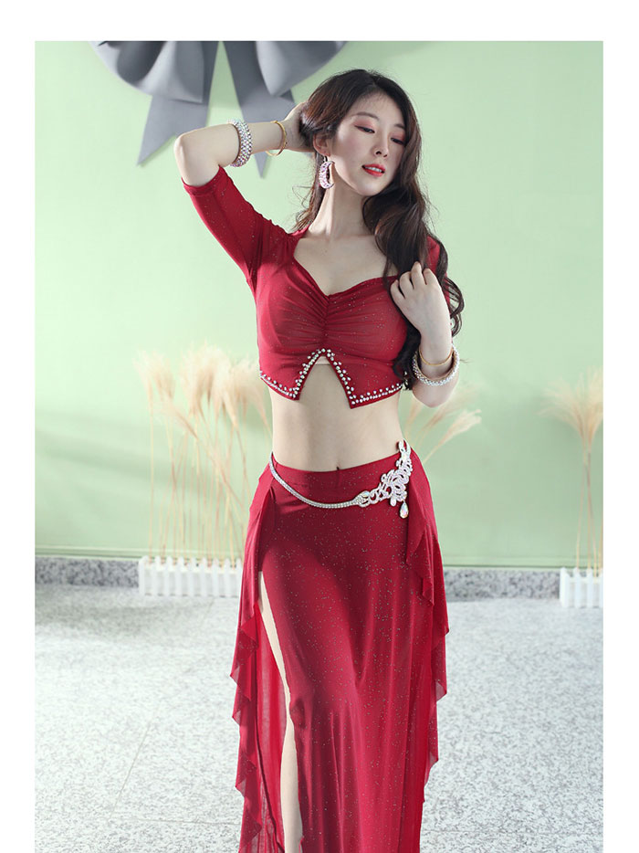 楽天市場】ベリーダンス 衣装 セット レッスン着 セットアップ 発表会