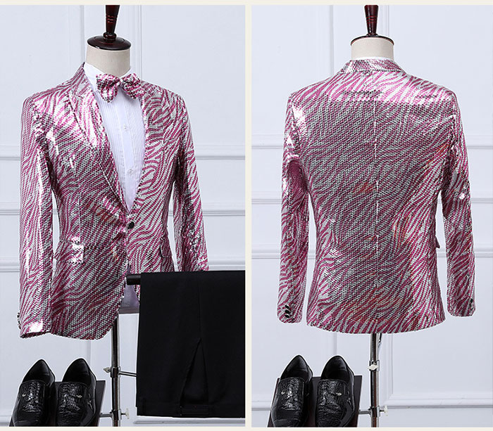 楽天市場】スーツ メンズ 総スパンコール ジャケット パンツ 蝶