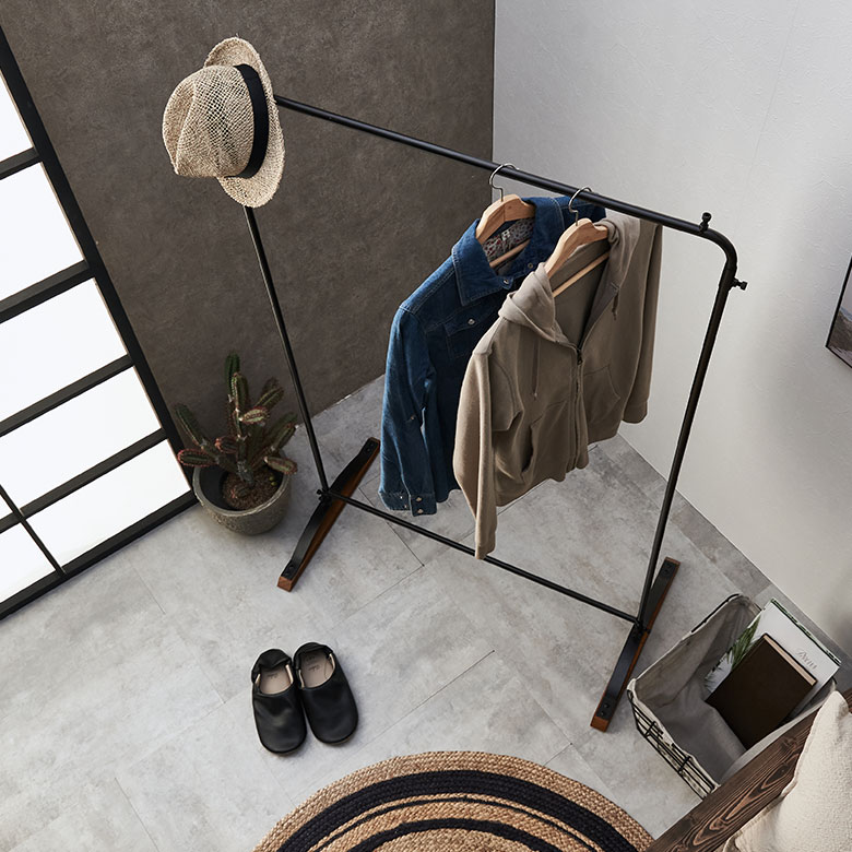 楽天市場】ハンガーラック ハンガー コートハンガー 約 W 95cm D 51cm