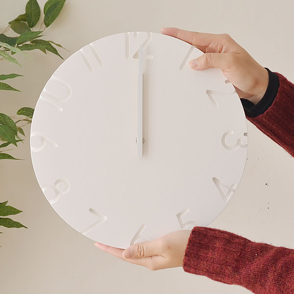 楽天市場】掛け時計 Lemnos レムノス CARVED カーヴド Lサイズ NTL10