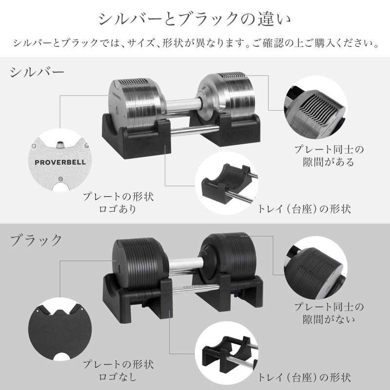 楽天市場】【NEW】可変式ダンベル プロバーベル 41.5kg 26段階調節 1個